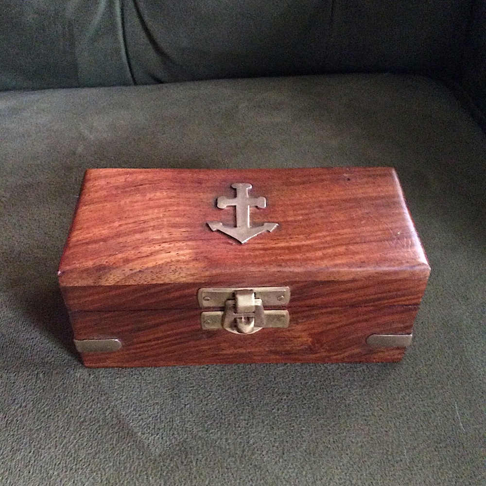 Nautical Handmade Wooden Keepsake Box⚓️🛥